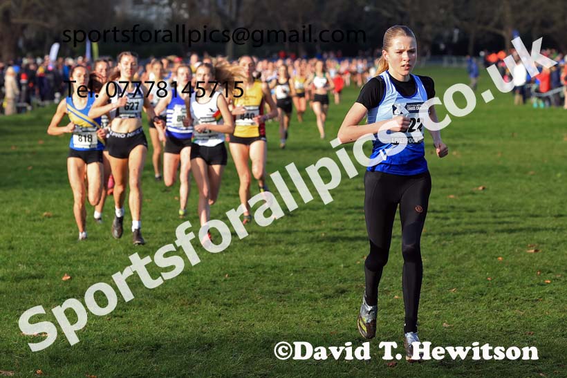 Womens Under-17s and IAAF Junior Women (Under-20s), 2023 British Athletics Cross Challenge, Sefton Park, Liverpool. Photo: David T. Hewitson/Sports for All Pics